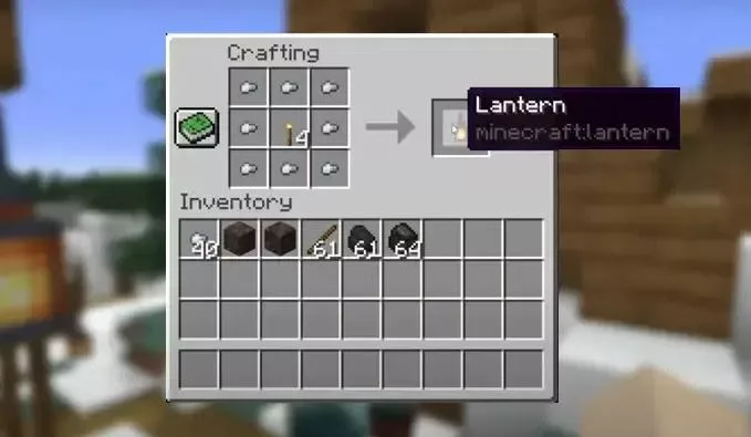 How to Make Lantern in Minecraft