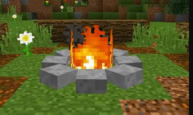How to Make a Campfire in Minecraft