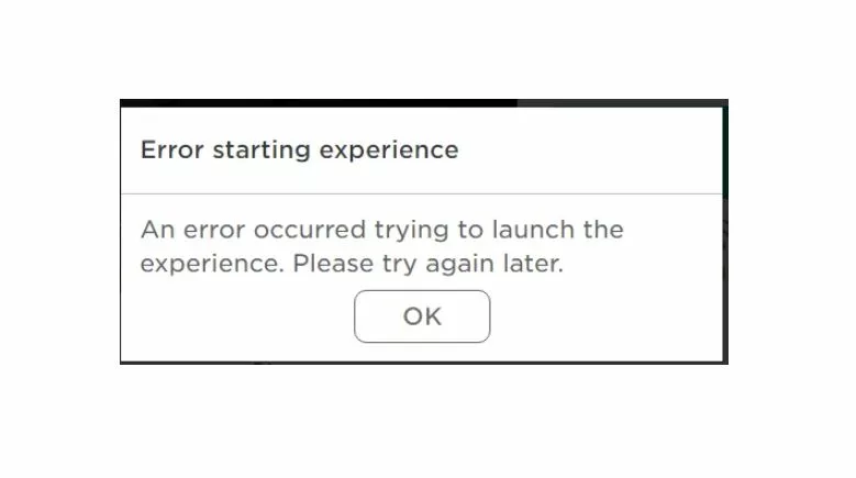 How to Fix Roblox ‘Error starting experience’ issue