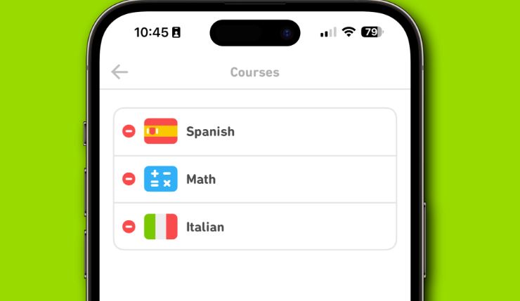 How to remove a language on Duolingo