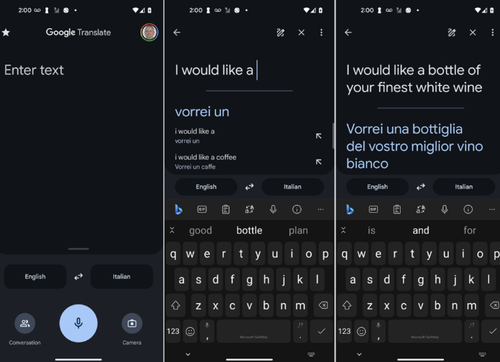 How to translate live conversations on Google Translate