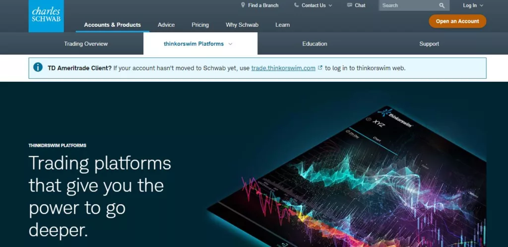 Thinkorswim vs TD Ameritrade