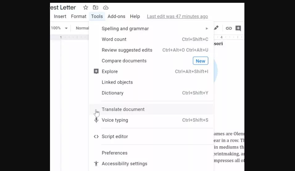 How to Translate Document with Google Translate