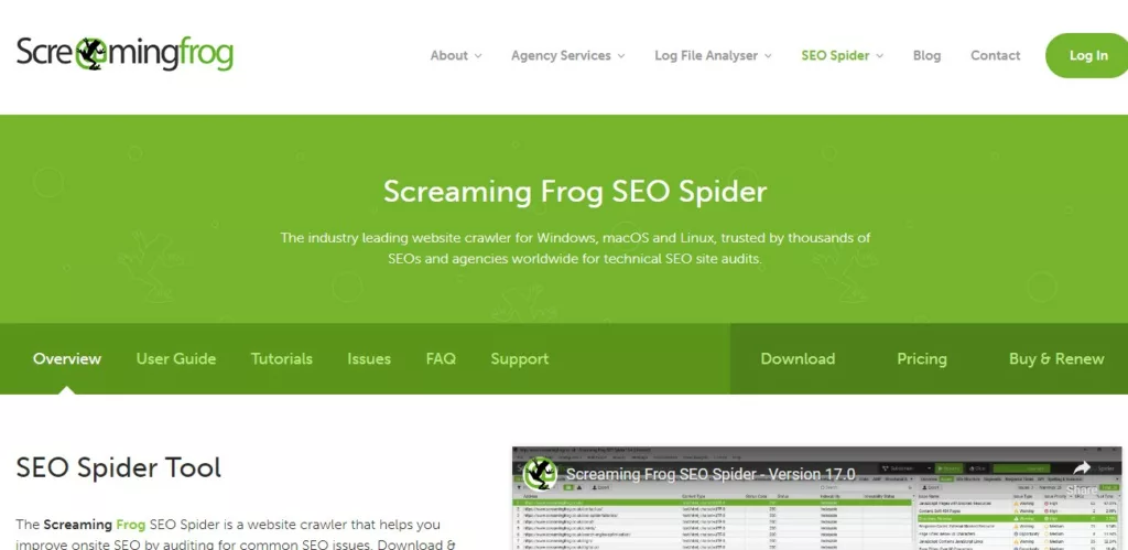 Deepcrawl vs Screaming frog