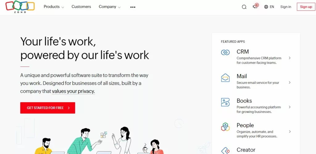 Zoho vs G Suite