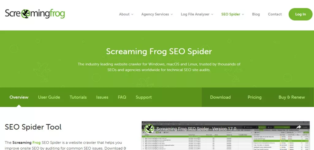 Screaming frog vs Semrush