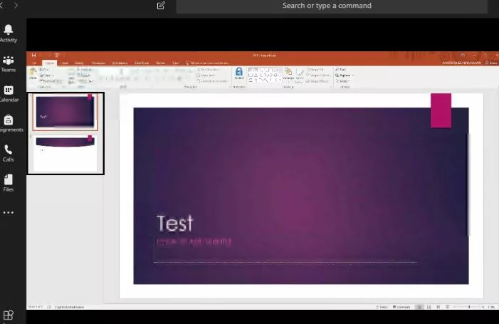 How to share PowerPoint slides in Microsoft Teams